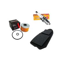 Elemento Filtros De Ar + Filtro Oleo + Vela Nx350 Sahara 350 Elemento Filtros De Ar + Filtro Oleo + Vela Nx350 Sahara 350