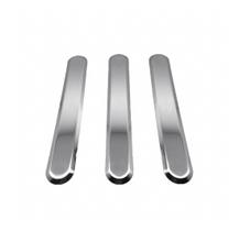 Elemento tátil alerta e direcional inox adesivado