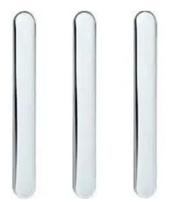 Elemento tátil alerta e direcional inox sem dupla face