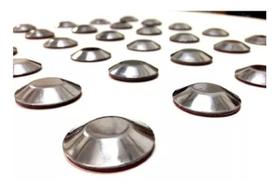 Elemento tátil alerta inox adesivado