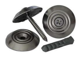 Elemento Tátil Alerta Inox Parafusado Frisado