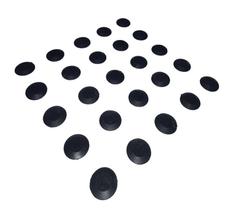 Elemento Tátil Alerta Pvc Adesivado Preto Elemento Tátil Alerta Pvc Adesivado Preto