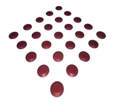 Elemento Tátil Alerta Pvc Adesivado Vermelho