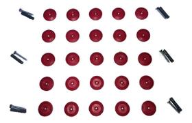 Elemento Tátil Alerta Pvc Paraf Vermelho Elemento Tátil Alerta Pvc Paraf Vermelho