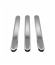 Elemento Tátil Direcional Inox Adesivado 1 Metro Linear