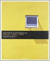 Elements in architecture - Colores Elements in architecture - Colores