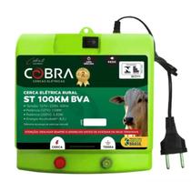 Eletrificador Cerca Elétrica Rural 100km Super Turbo Bivolt - Cobra