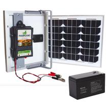 Eletrificador De Cerca Rural Solar 0,3j 45km C/ Placa 10w E Bateria Eletrificador De Cerca Rural Solar 0,3j 45km C/ Placa 10w E Bateria