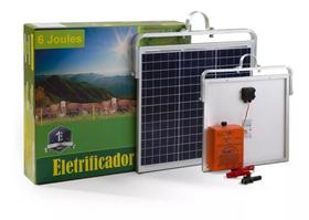 Eletrificador De Cerca Solar Zebu Zs120i 6 Joules 120km Bivolt