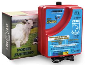 Eletrificador rural ZK300 Zebu Cercas 220V 200km fio cerca