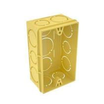 eletro caixa amarela 4x2 retangular tflex* - tigre eletro caixa amarela 4x2 retangular tflex* - tigre