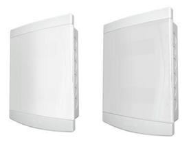 eletro quadro distribuição 12/16 embutir com barramento * branca - tigre