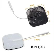 Eletrodo Adesivo 5x5 TENS/FES Fisioterapia Tensão Massagem Auto Adesivo Dores Lesões Recuperação Muscular