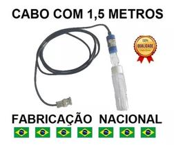 Eletrodo De Ph Vidro Recarregável Saída Bnc -cabo 1,5 Metros
