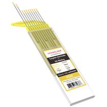 Eletrodo de Tungstênio para Soldagem TIG YESWELDER 1,5% Lantanado 1/16"x7" (Dourado, WL15/EWLa-1.5) Pacote com 10 Eletrodo de Tungstênio para Soldagem TIG YESWELDER 1,5% Lantanado 1/16"x7" (Dourado, WL15/EWLa-1.5) Pacote com 10