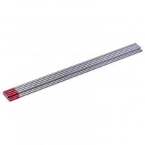 Eletrodo de tungstênio ponta vermelha 2%tório 2,4mm caixa com 10