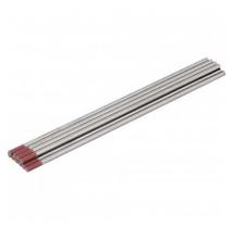 Eletrodo de Tungstênio Ponta Vermelha com 2% de Tório 3,2mm Aws A5.12 Unidade - Vonder