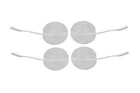 Eletrodo Descartável Silicone Auto Adesivo 5x5cm Redondo com 4 Und - Carci Eletrodo Descartável Silicone Auto Adesivo 5x5cm Redondo com 4 Und - Carci