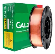 Eletrodo Para Solda Galzer Arame Solda Mig Er70s-6 0.8mm - 15kg - 0.8mm De Diâmetro 15kg Eletrodo Para Solda Galzer Arame Solda Mig Er70s-6 0.8mm - 15kg - 0.8mm De Diâmetro 15kg