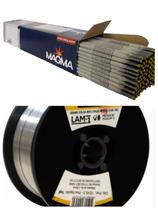 ELETRODO REVESTIDO 2,5 mm KIT ARAME 0,8 1KG 102068-25 MAGMA
