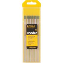 Eletrodo tungstênio 3,2mm verde puro ewp c/ 10 peças Vonder Eletrodo tungstênio 3,2mm verde puro ewp c/ 10 peças Vonder