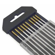 Eletrodo Tungstênio Lantânio Dourado EWLA-1.5 - 2.4mmx150mm (3/32X6) 10 Unidades Eletrodo Tungstênio Lantânio Dourado EWLA-1.5 - 2.4mmx150mm (3/32X6) 10 Unidades