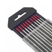 Eletrodo Tungstênio Toriado Vermelho EWTH-2 - 3.2mmx150mm (1/8X6) 10 Unidades Eletrodo Tungstênio Toriado Vermelho EWTH-2 - 3.2mmx150mm (1/8X6) 10 Unidades