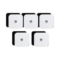 Eletrodos De Silicone EMS 5x5cm Para Estimulador Muscular E Nervoso Digital TENS Acupuntura