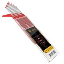 Eletrodos de tungstênio TOOLIOM EWth-2 2,4 mm x 17,5 cm, pacote com 10 Eletrodos de tungstênio TOOLIOM EWth-2 2,4 mm x 17,5 cm, pacote com 10