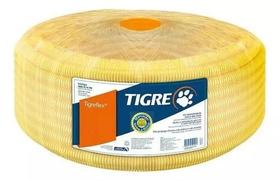 Eletroduto Amarelo Tigre Flex 25mm X 3/4 Rolo 50mts Corrugado