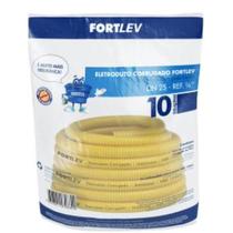 Eletroduto Conduite Corrugado 25Mm Ou 3/4'' X 10 Metros Amarelo Pvc Rolo Fortlev Eletroduto Conduite Corrugado 25Mm Ou 3/4'' X 10 Metros Amarelo Pvc Rolo Fortlev