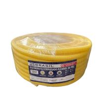Eletroduto Conduite Corrugado PSBRASIL 25mm RL C/25m Amarelo