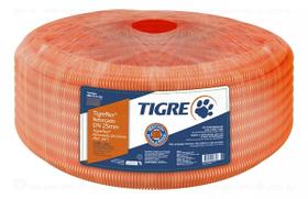 Eletroduto Corrugado 3/4'' 50Mts Antichamas Laranja Tigre