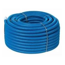 Eletroduto Corrugado 3/4 Azul - Rolo 50mts - Reforçado