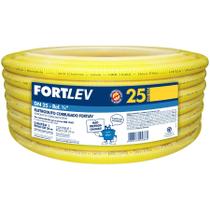 Eletroduto corrugado amarelo anti chama 25mm rl50mt fortlev