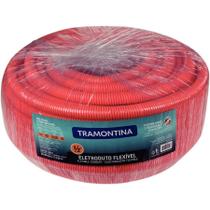 Eletroduto Corrugado Reforçado Flexível Dn20 1/2" 50 M - Tramontina Eletroduto Corrugado Reforçado Flexível Dn20 1/2" 50 M - Tramontina