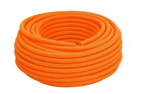 Eletroduto Corrugado Reforçado PVC 25mm 50m Laranja Tigre