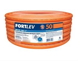 Eletroduto Flexivel Corrugado 25MM Laranja Reforçado