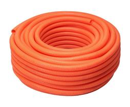 Eletroduto Flexível Corrugado de PVC Reforçado Para Laje Krona 25mm 3/4 Laranja Rolo 50m
