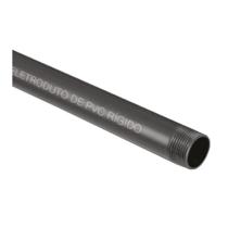 Eletroduto Rígido PVC Roscável Preto 1" 3m 000010 FLEXTUBOS