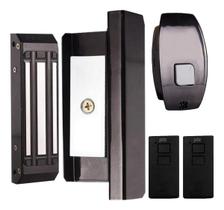 Eletroimã Pt Dz M150 Ipec Porta Vidro De Correr 2 Controle Cor Preto