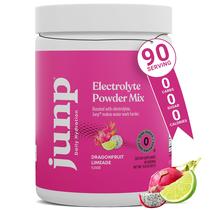 Eletrólito em pó JUNP Dragonfruit Limeade 90 porções Eletrólito em pó JUNP Dragonfruit Limeade 90 porções