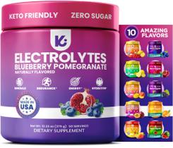 Eletrólito em pó Keppi Blueberry Romã Sabor 50 Serv