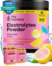 Eletrólito em Pó KEY NUTRIENTS Fresh Pink Lemonade - 90 Serviços