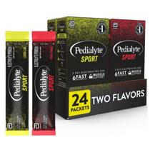 Eletrólito em pó Pedialyte Sport Fast Hydration, pacote com 24