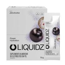 Eletrólitos em Pó Liquidz Jabuticaba Tropical Caixa C/ 14 Sachês Zero Açúcar Eletrólitos em Pó Liquidz Jabuticaba Tropical Caixa C/ 14 Sachês Zero Açúcar