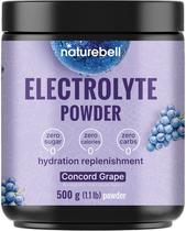 Eletrólitos em pó NatureBell Keto Fast Hydration 500g