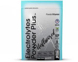 Eletrólitos em pó PowerVitamin sem sabor 100 porções
