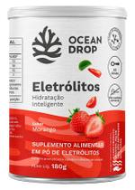 Eletrólitos em Pó Sabor Morango 180g Ocean Drop