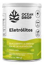 Eletrólitos Ocean Drop 180g Sabor Limão - Reposição de Sais Minerais e Hidratação